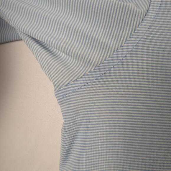 Peter Millar Summer Comfort Short Sleeve X-Large Polo Shirt Blue Performance Men - Picture 5 of 13